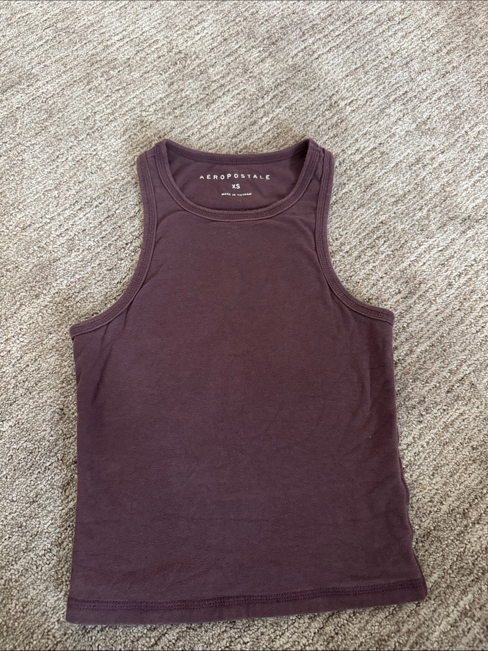 Aeropostale Tank Top in Deep Plum
